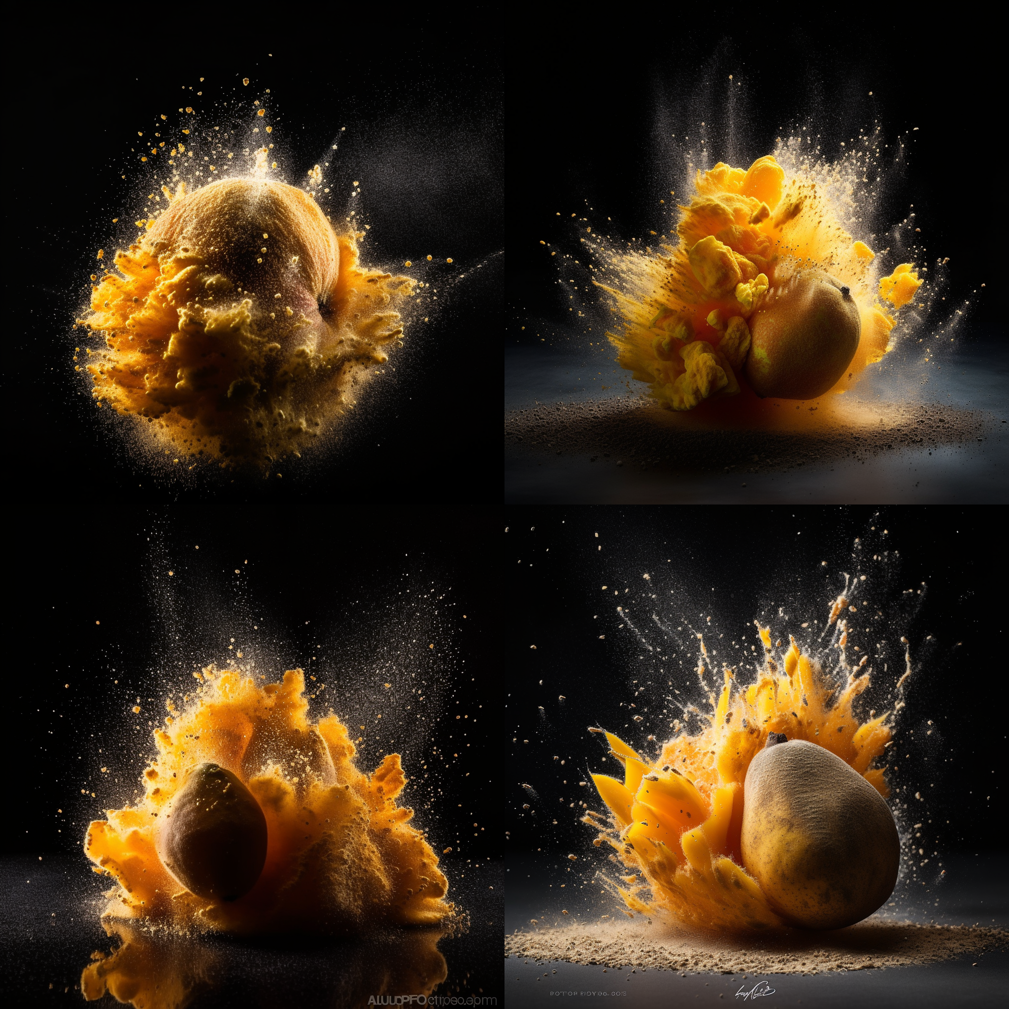 Commercial photography, powerful explosion of  ...