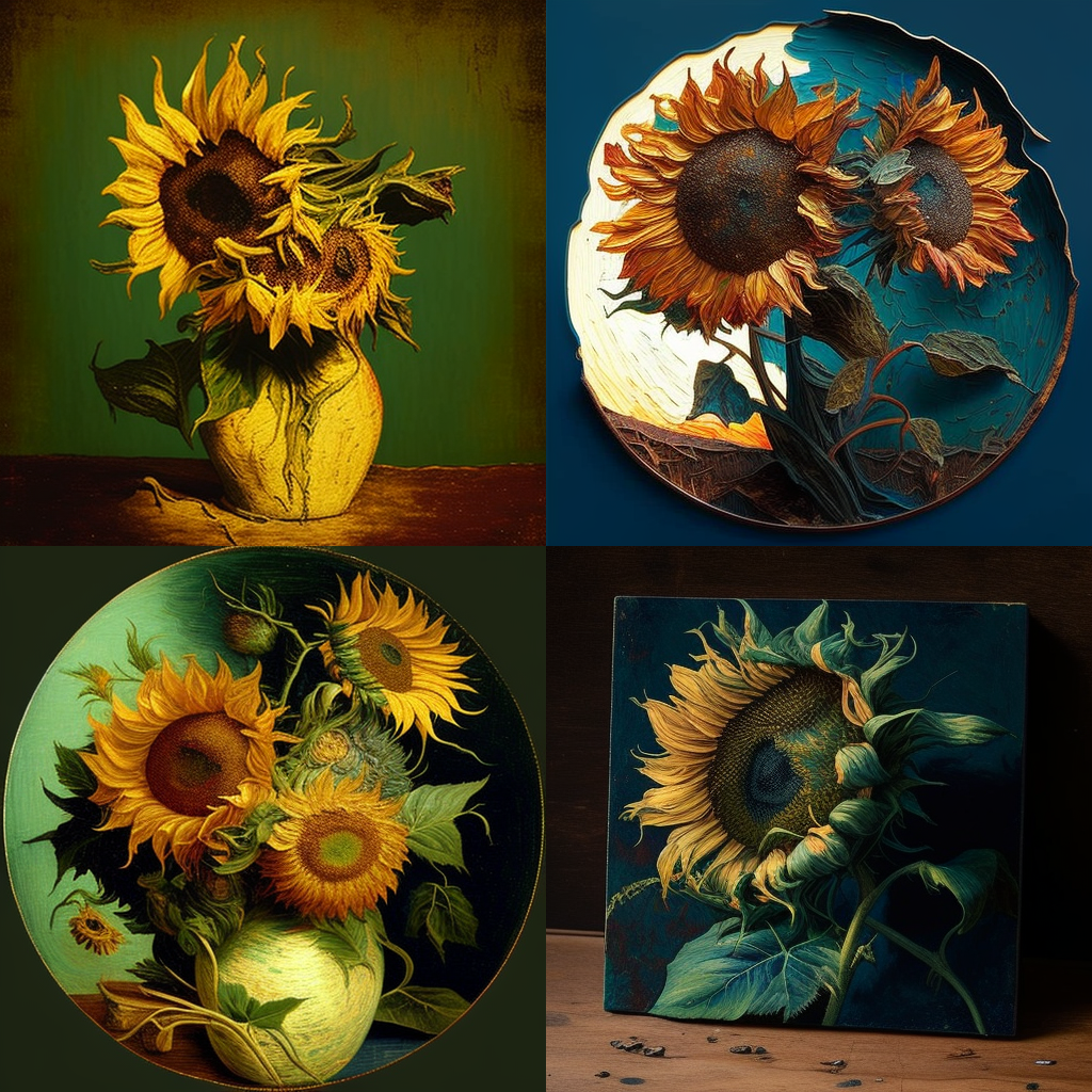 Sunflower, By Van Gogh